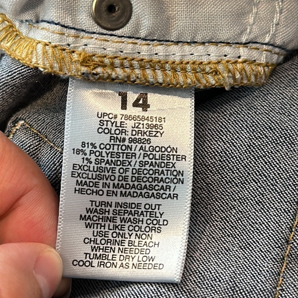Jordache size 14 skinny jean - Picture 5 of 5